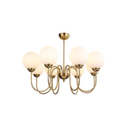 Ildorel Premium Nordic Art Brass Glass Chandelier - Lamp Copper