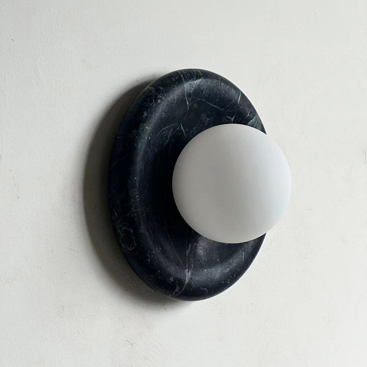 Avi Marble Indoor Wall Sconce - Lamp Copper
