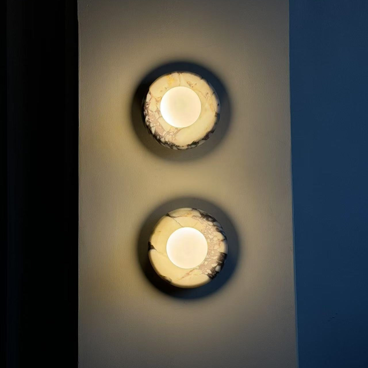 Avi Marble Indoor Wall Sconce - Lamp Copper
