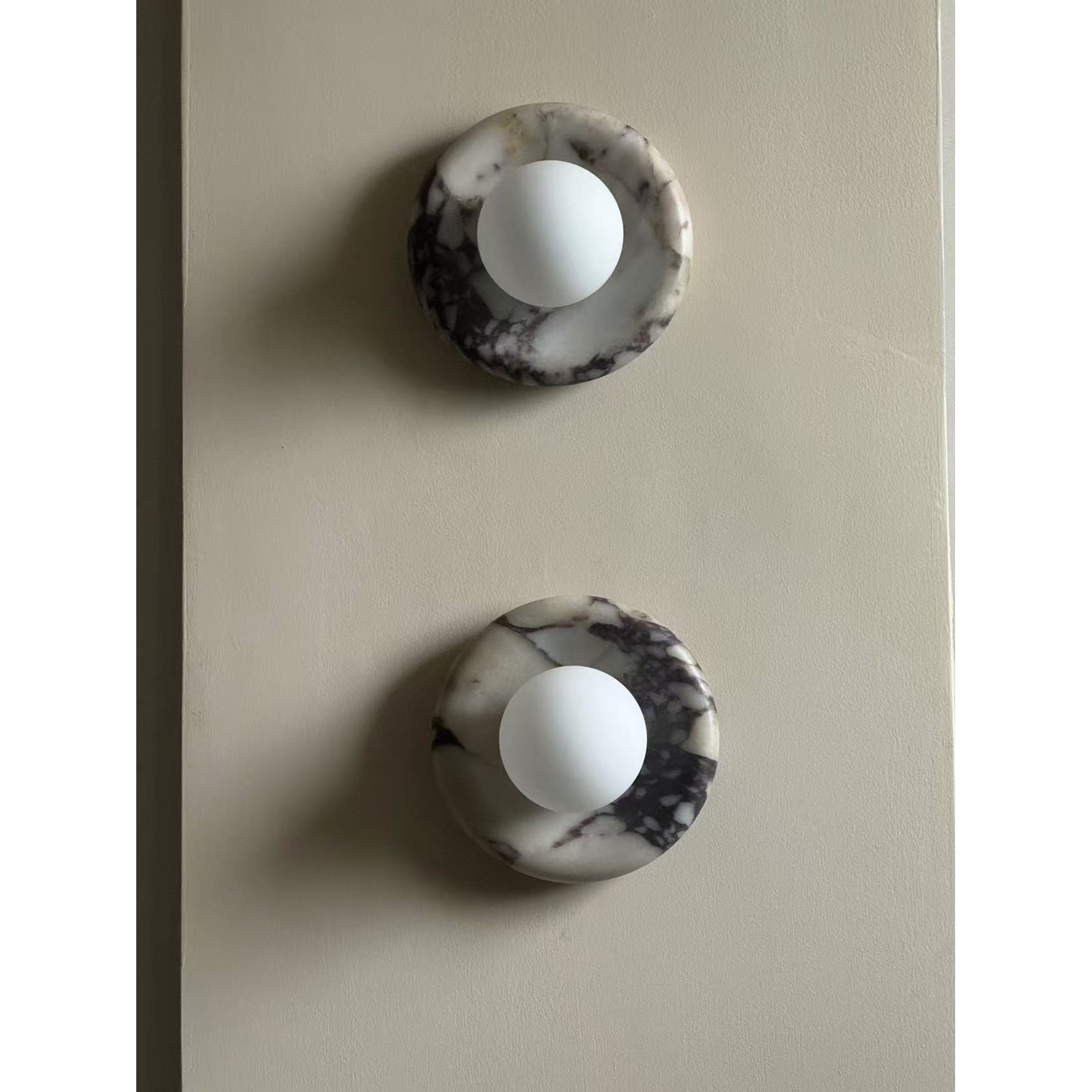 Avi Marble Indoor Wall Sconce - Lamp Copper