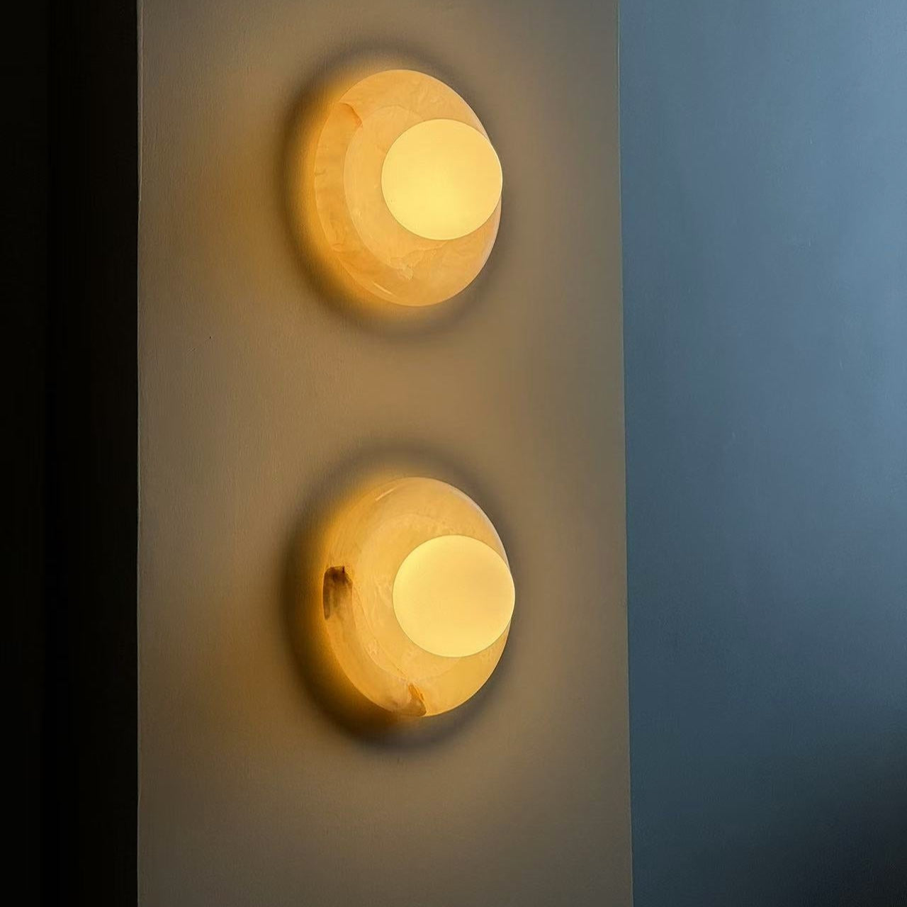 Avi Marble Indoor Wall Sconce - Lamp Copper