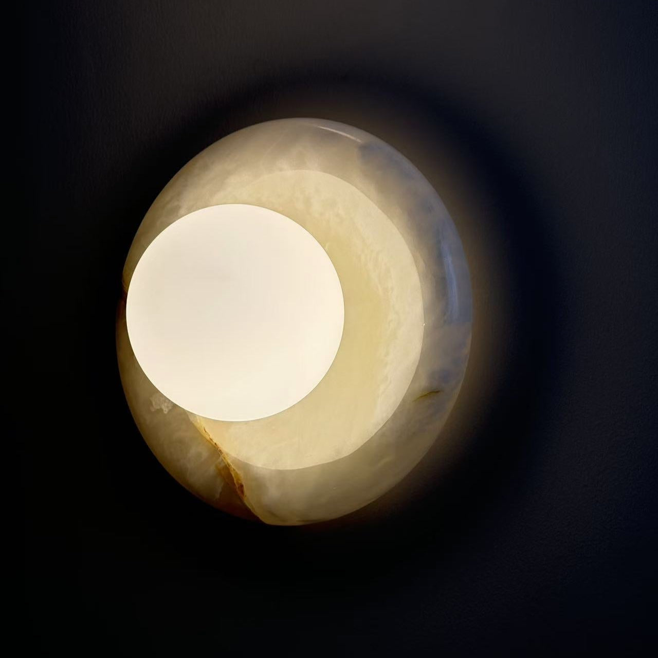 Avi Marble Indoor Wall Sconce - Lamp Copper