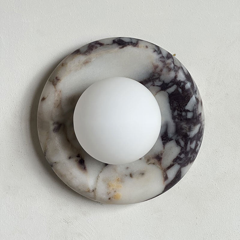 Avi Marble Indoor Wall Sconce - Lamp Copper