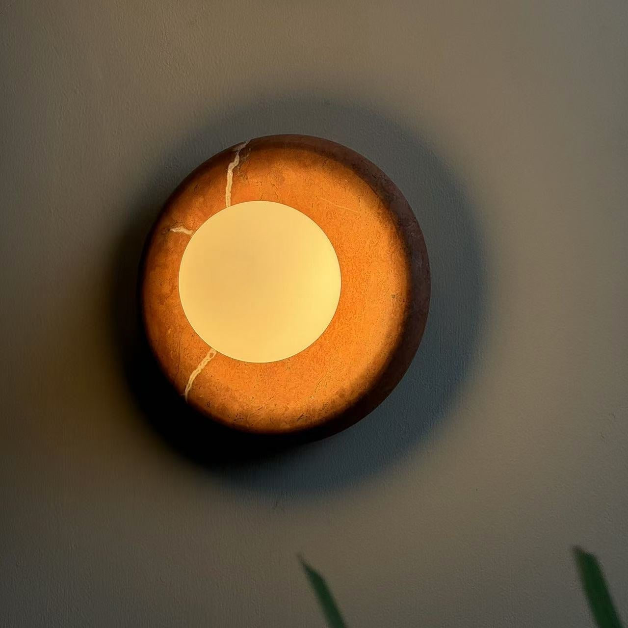 Avi Marble Indoor Wall Sconce - Lamp Copper