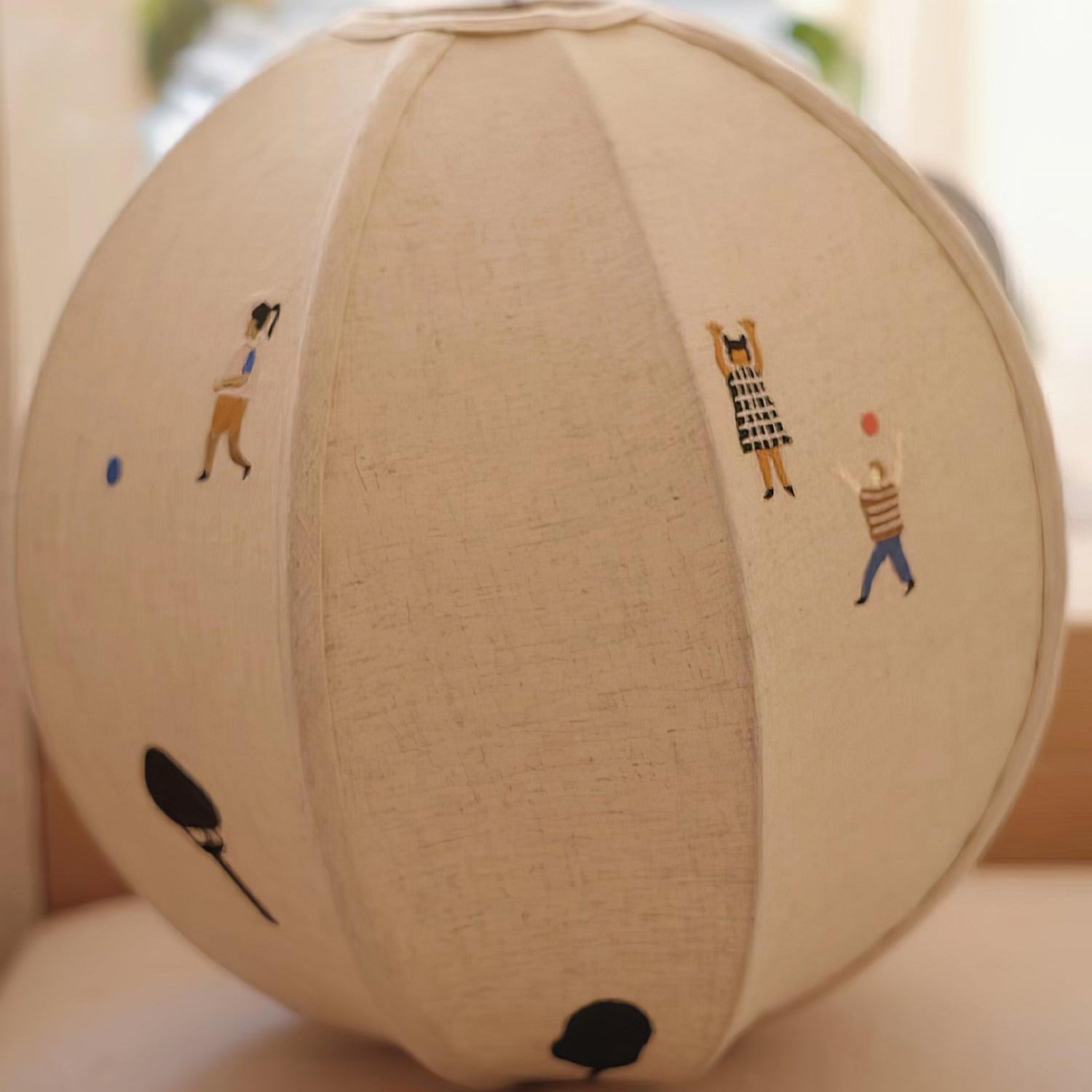 Elva Pendant Light Paper Ball Drawing - Lamp Copper
