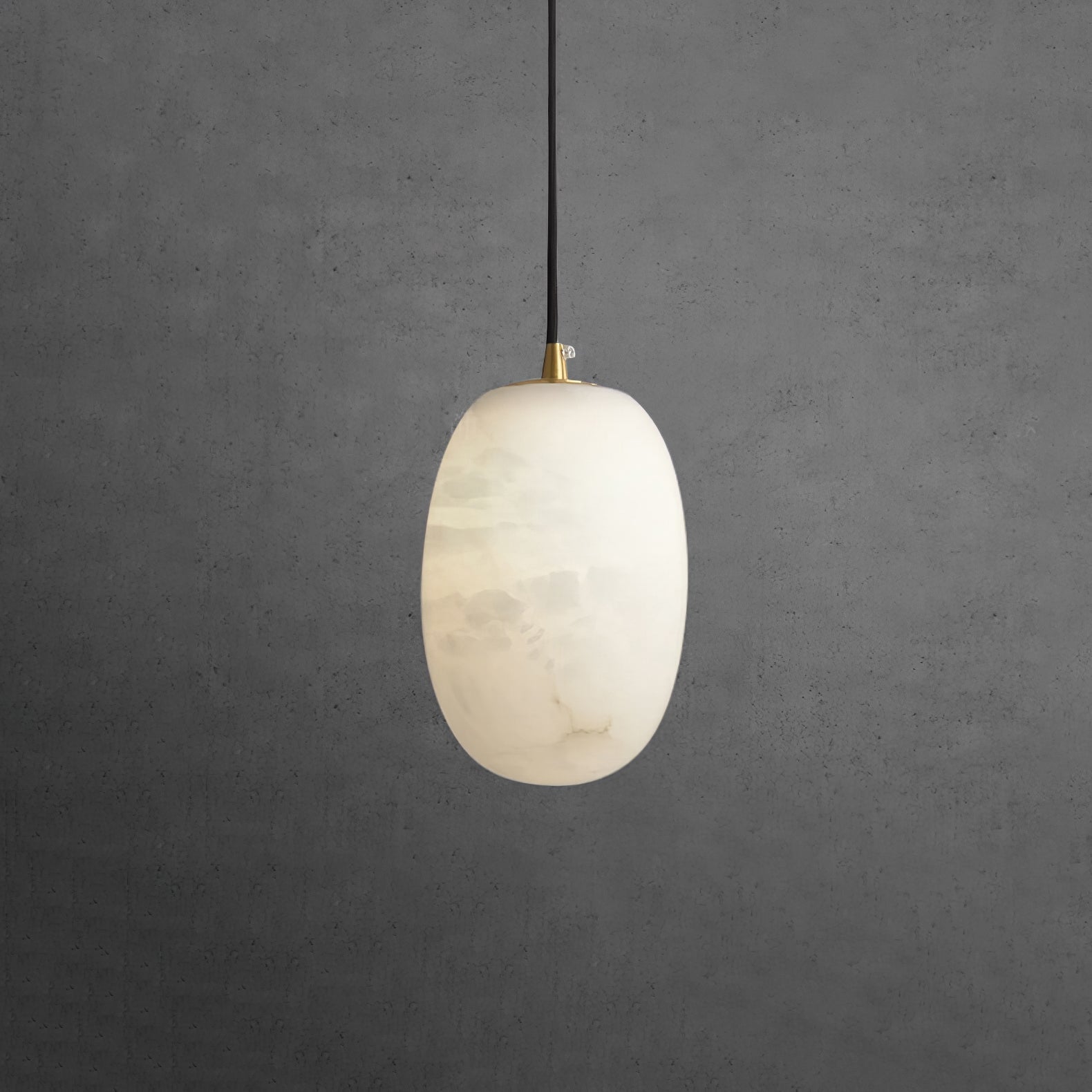 Vevelila Alabaster Pendant Light - Lamp Copper