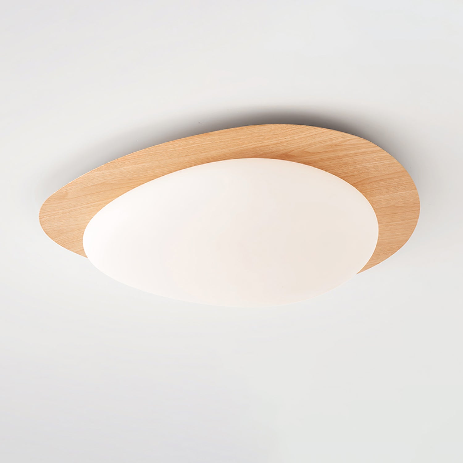 Quisti Pebble Walnut Ceiling Light - Lamp Copper