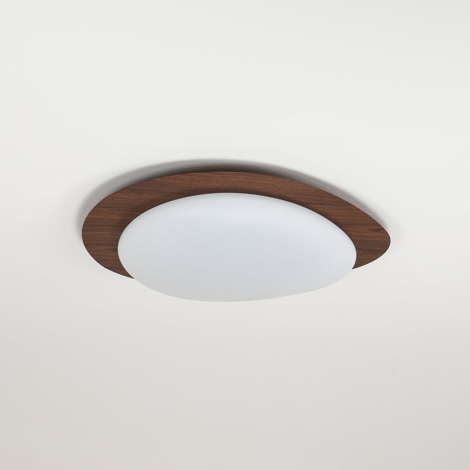 Quisti Pebble Walnut Ceiling Light - Lamp Copper