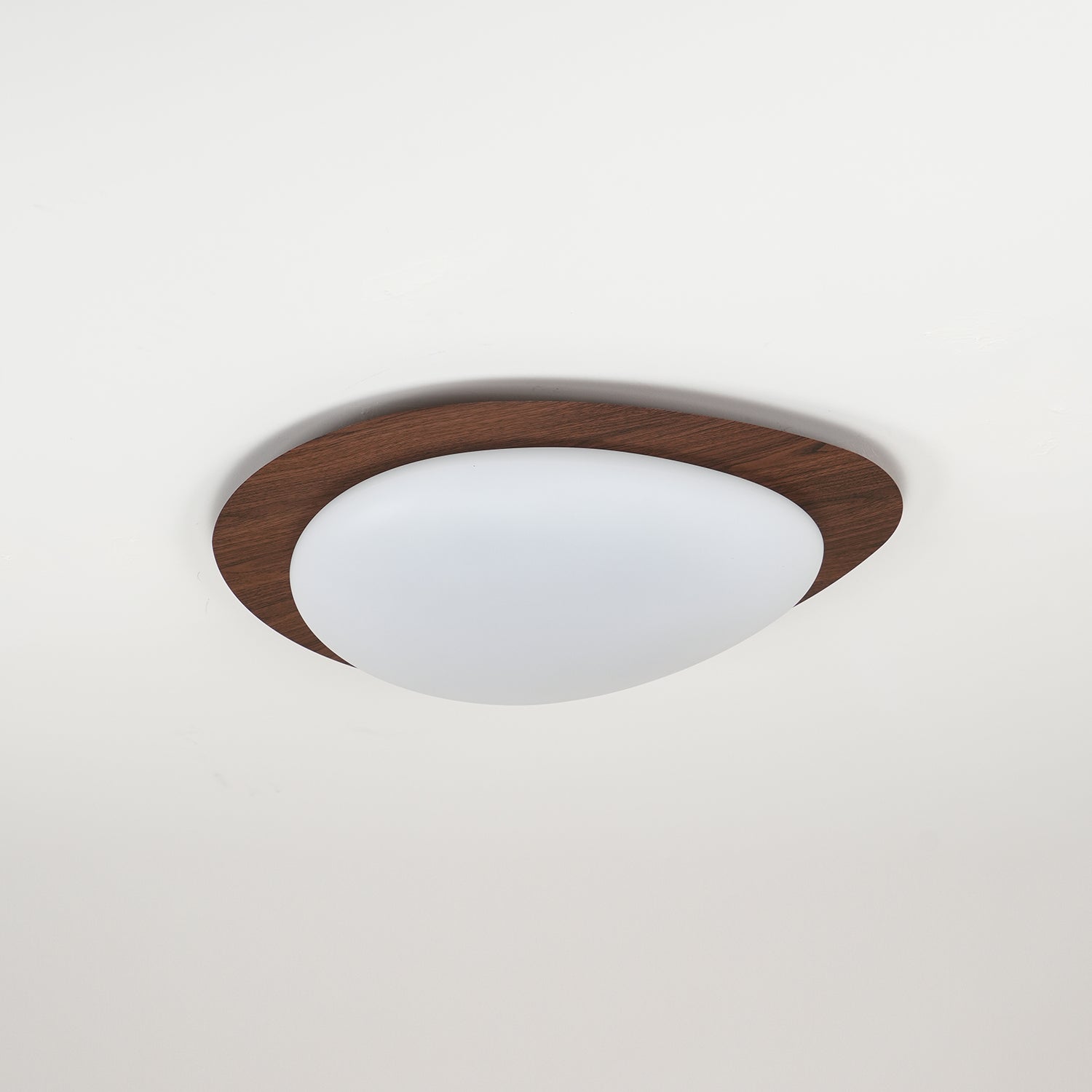 Quisti Pebble Walnut Ceiling Light - Lamp Copper