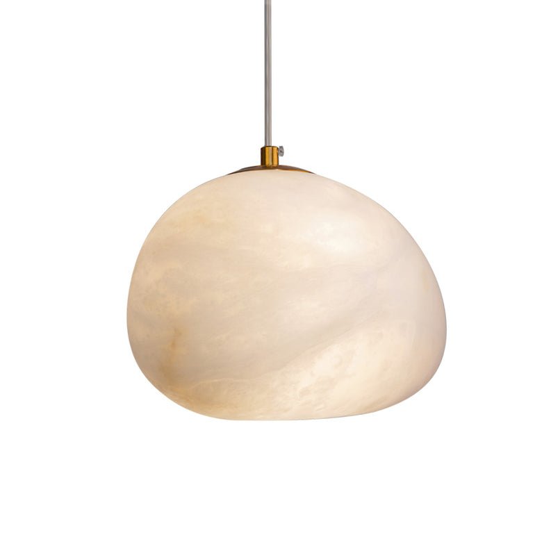 Nerida Alabaster Pendant Light - Lamp Copper