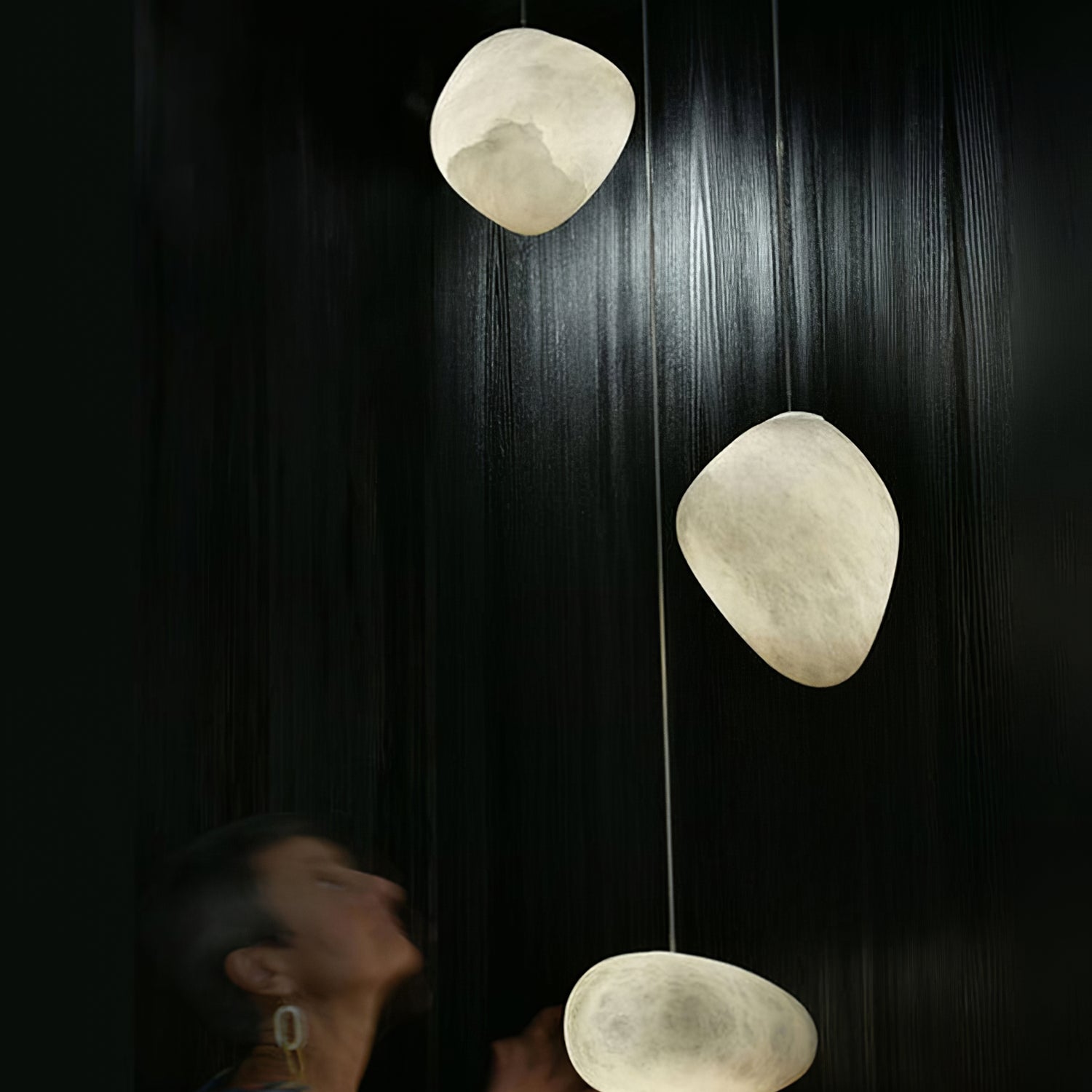 Nerida Alabaster Pendant Light - Lamp Copper