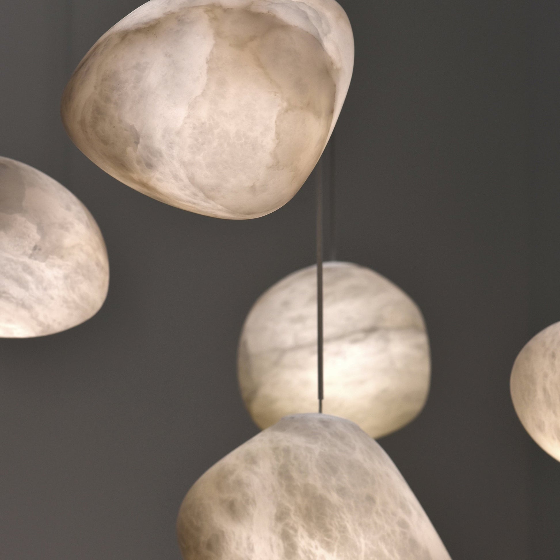 Nerida Alabaster Pendant Light - Lamp Copper
