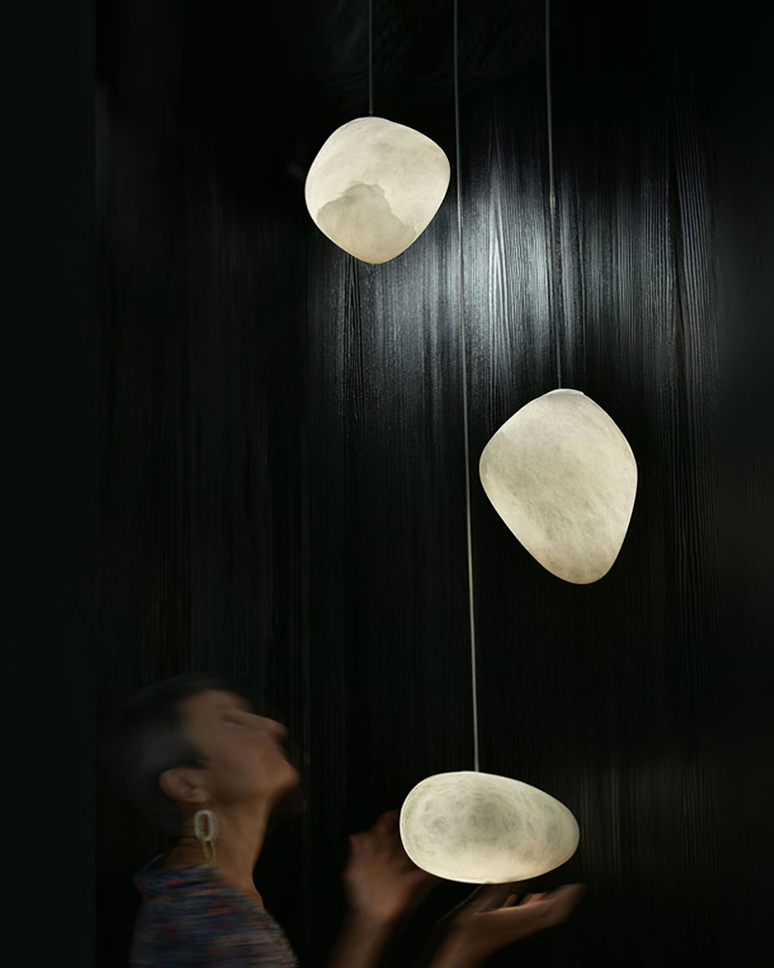 Nerida Alabaster Pendant Light - Lamp Copper