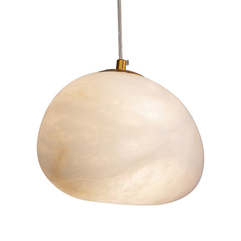 Nerida Alabaster Pendant Light - Lamp Copper