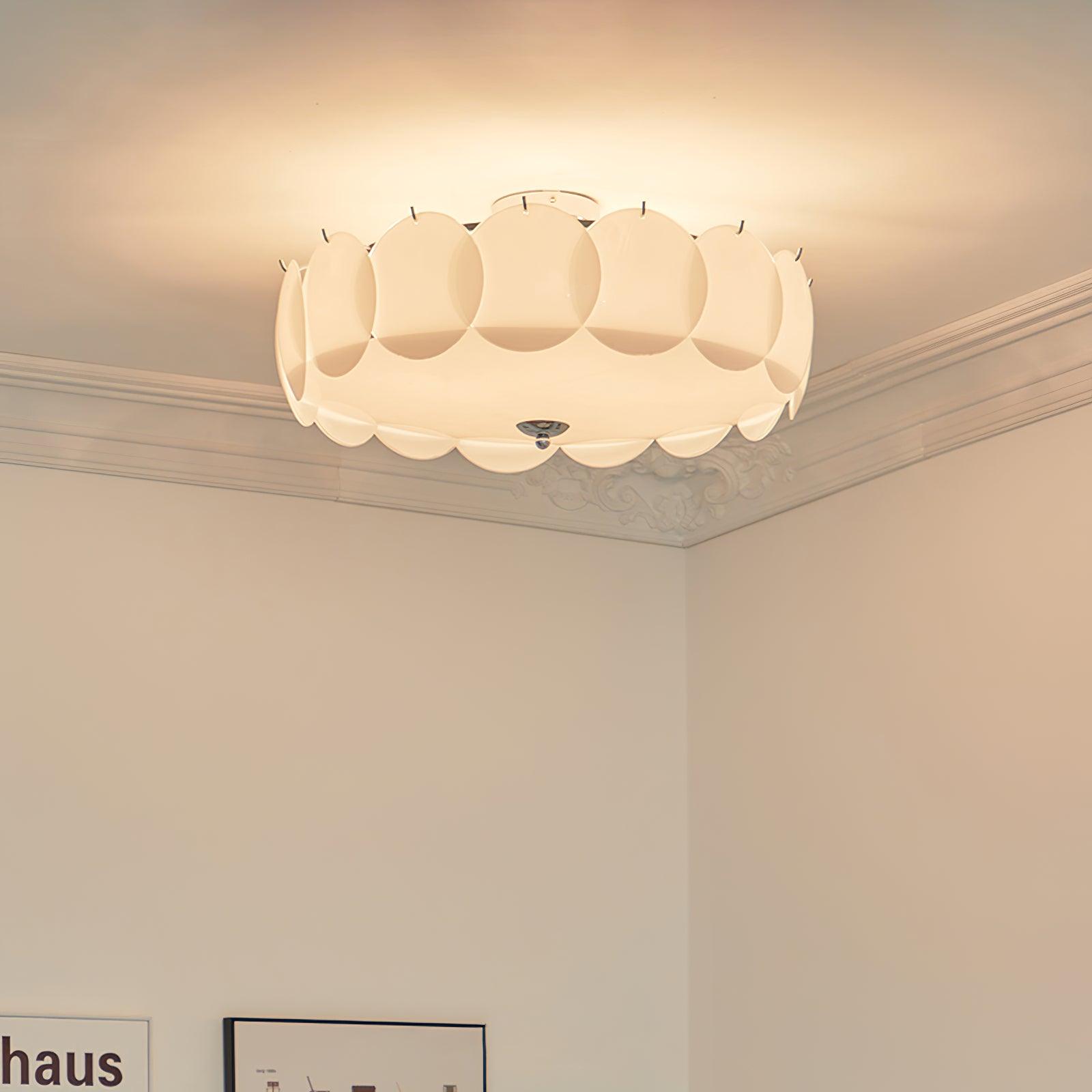 Meiho Petal Shell Ceiling Light - Lamp Copper