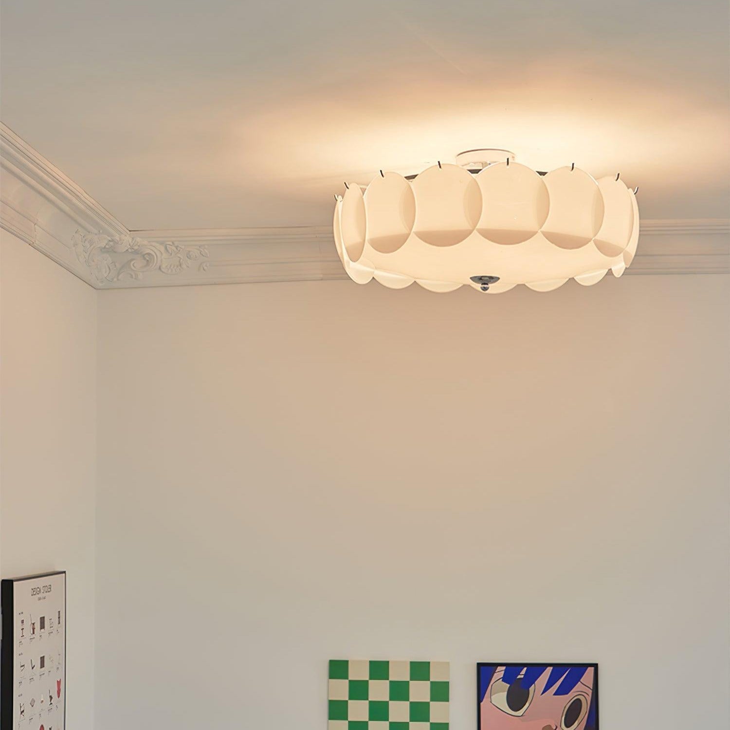 Meiho Petal Shell Ceiling Light - Lamp Copper