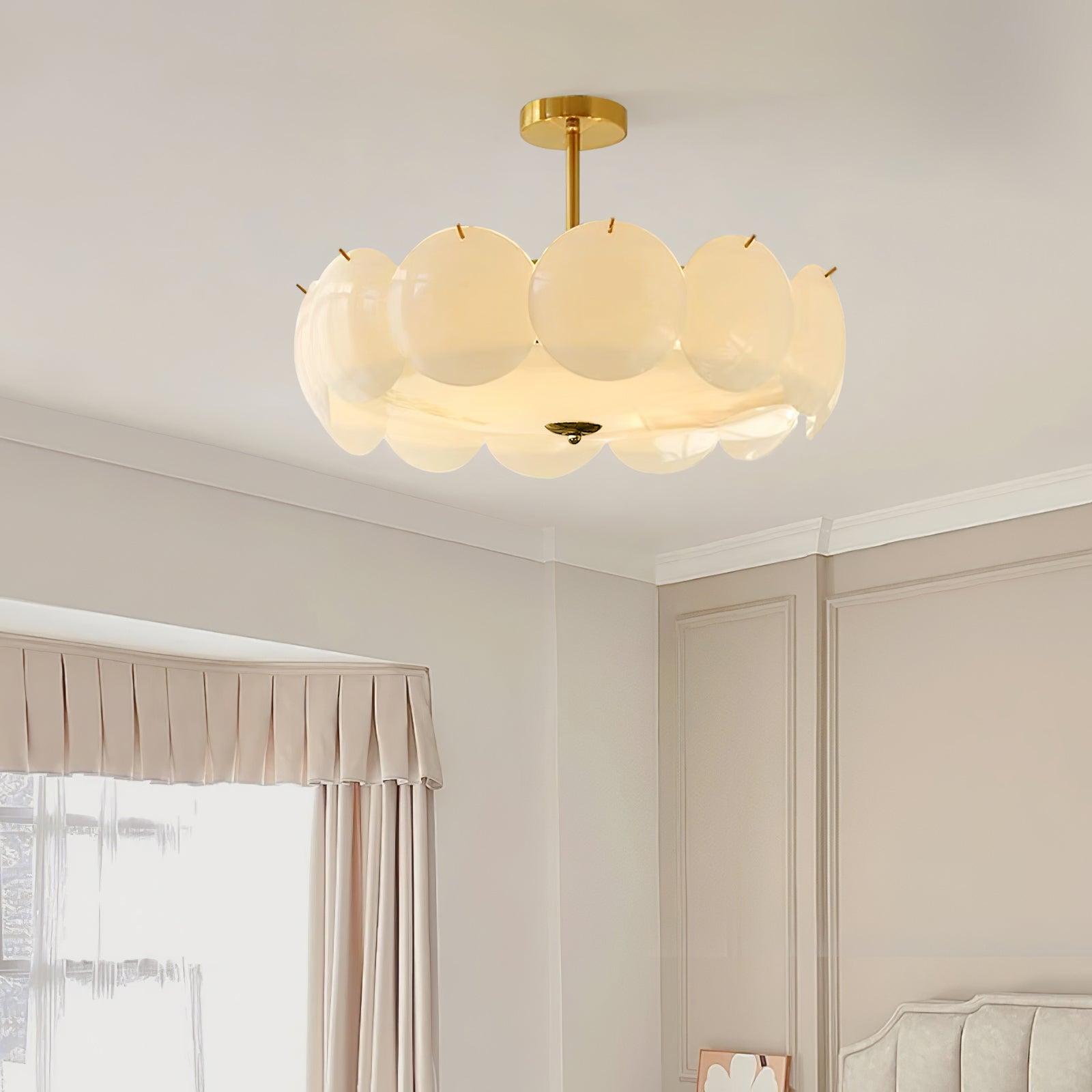 Meiho Petal Shell Ceiling Light - Lamp Copper