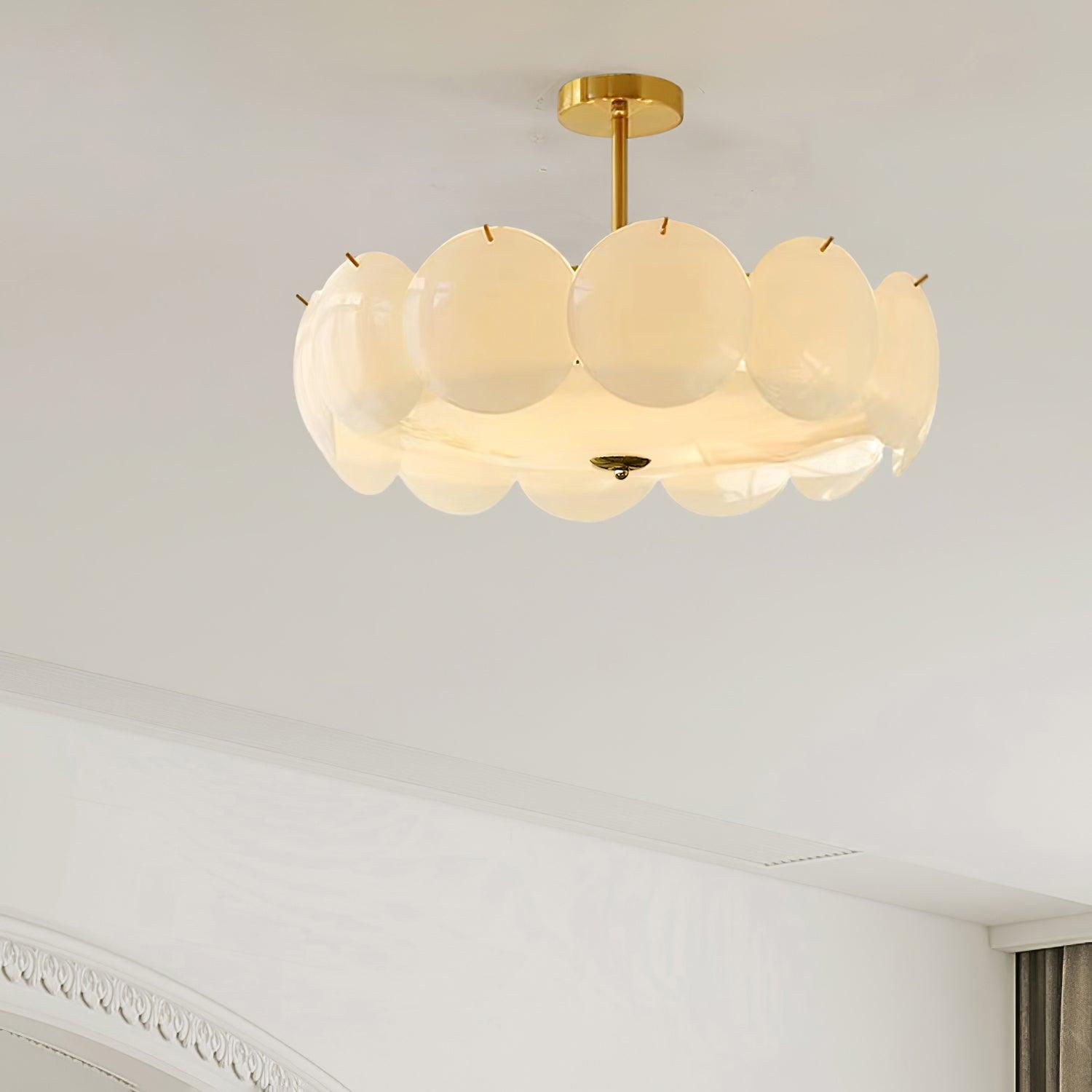 Meiho Petal Shell Ceiling Light - Lamp Copper