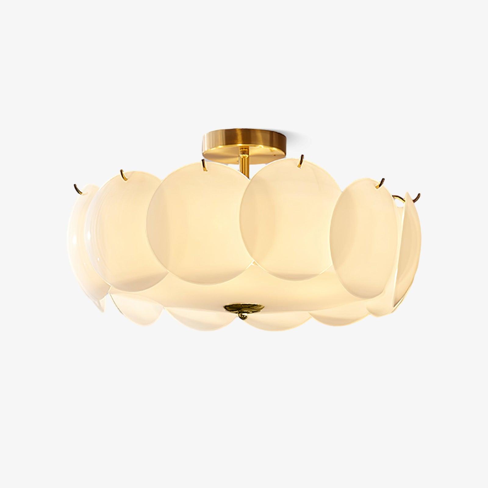 Meiho Petal Shell Ceiling Light - Lamp Copper