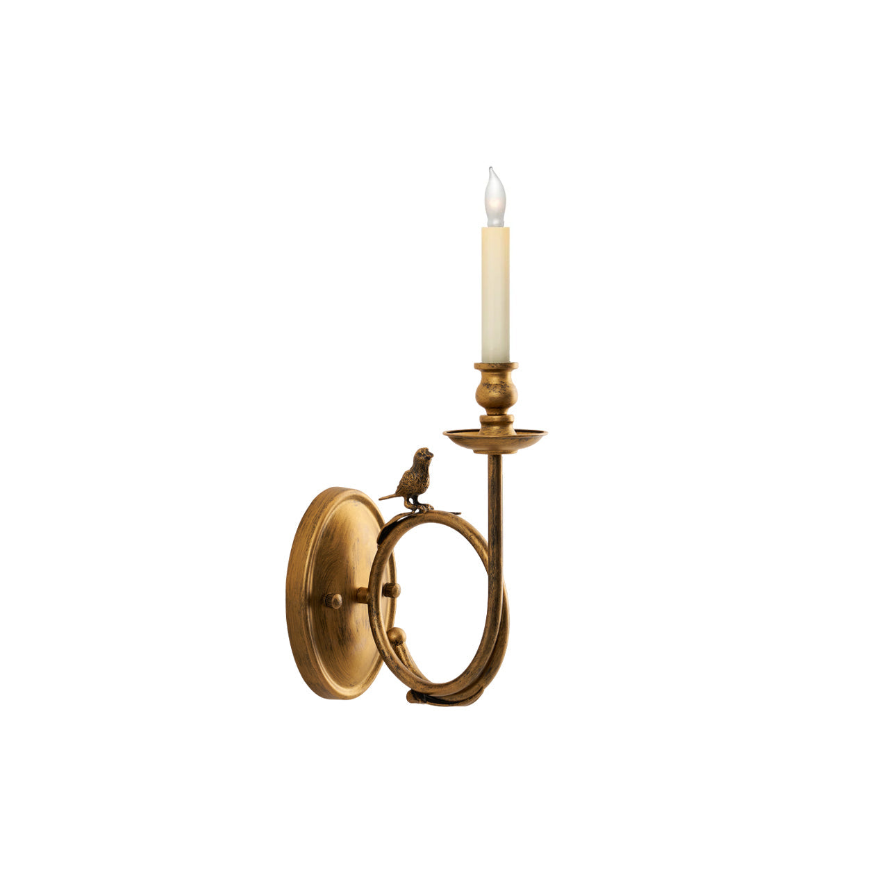 Amelo Vintage Bird Indoor Wall Sconce - Lamp Copper