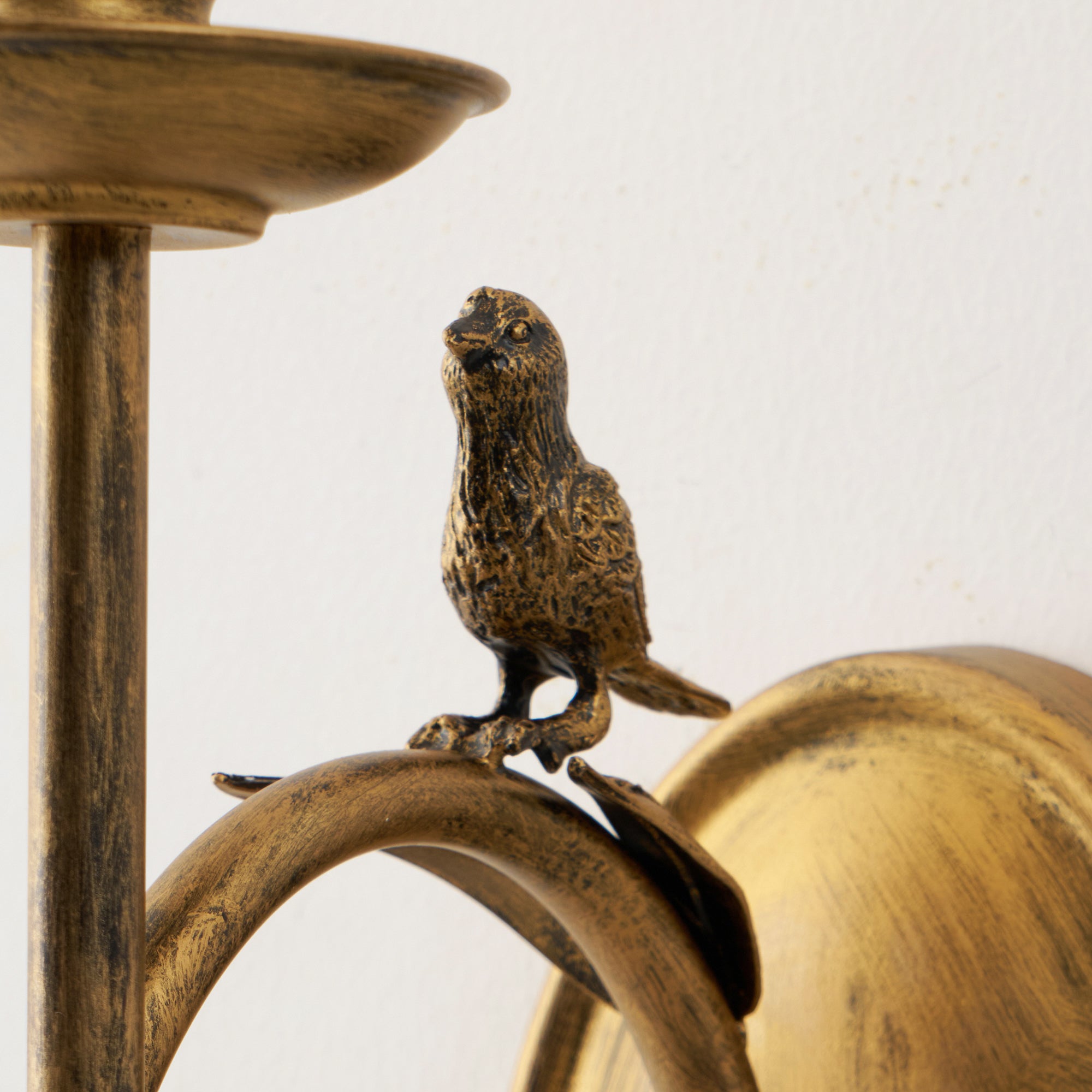 Amelo Vintage Bird Indoor Wall Sconce - Lamp Copper