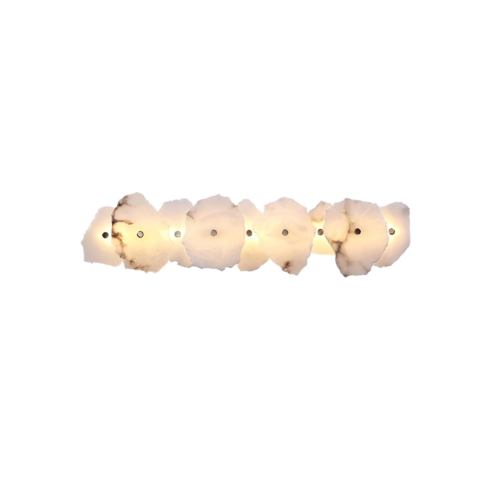 Ritta Alabaster Flower Wall Lamp - Lamp Copper