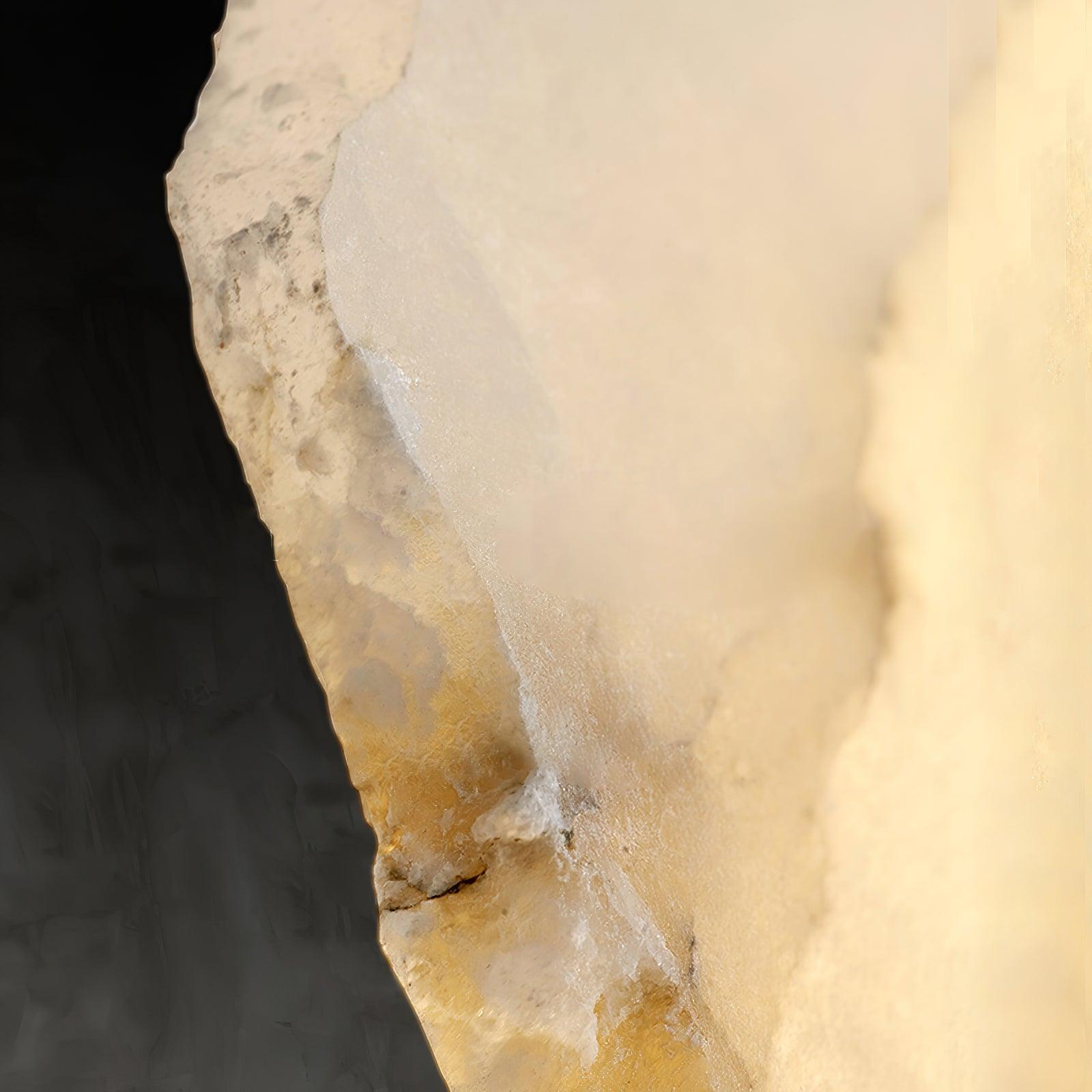 Ritta Alabaster Flower Wall Lamp - Lamp Copper
