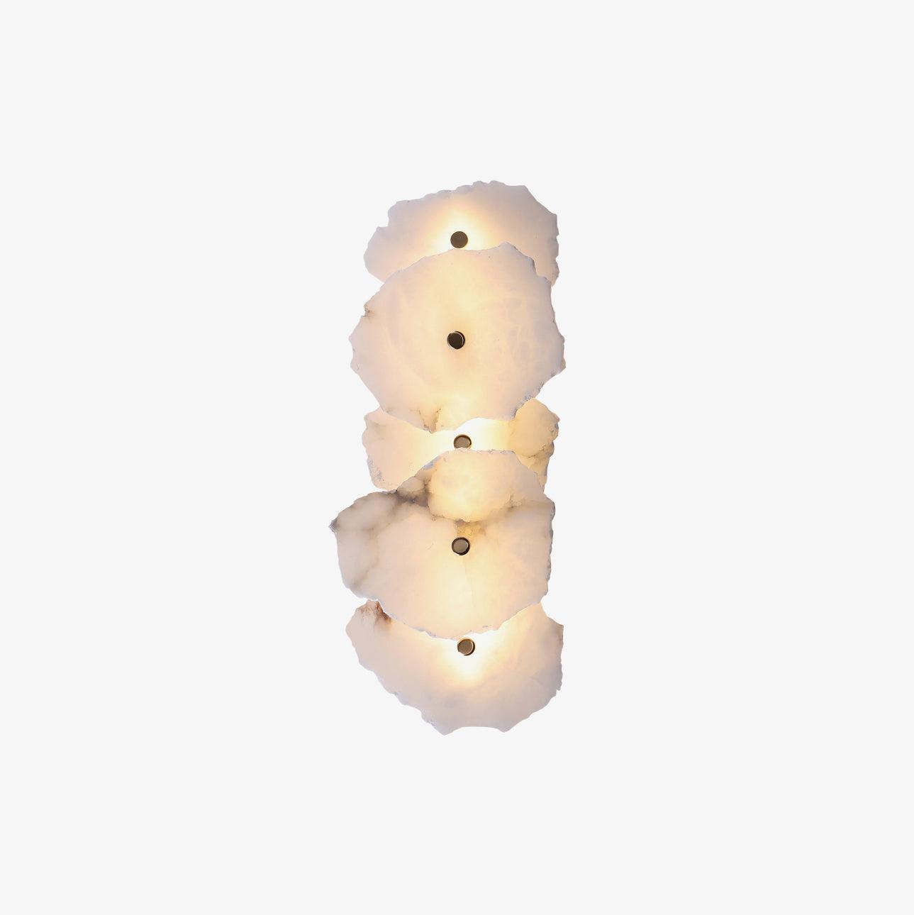 Ritta Alabaster Flower Wall Lamp - Lamp Copper