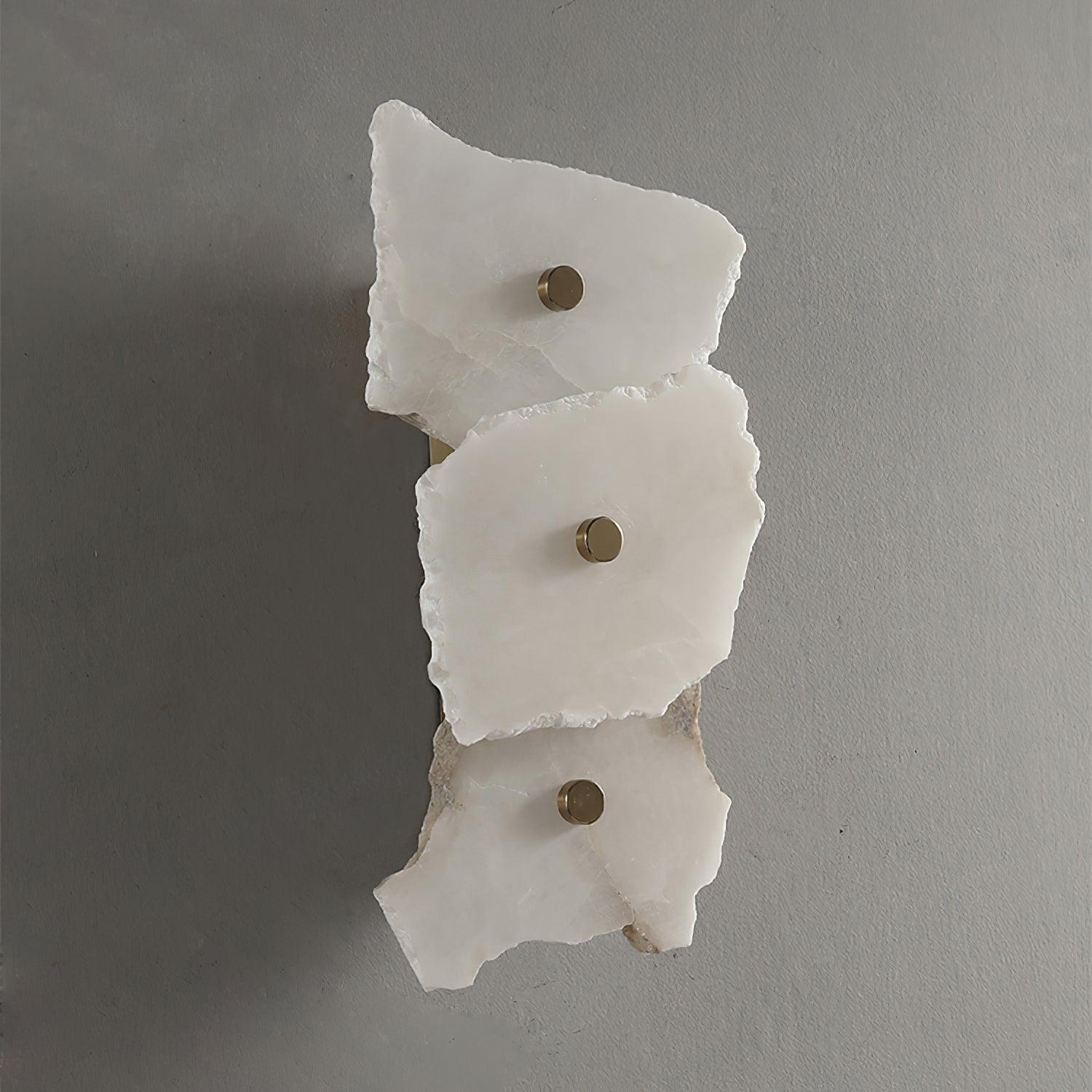 Cevra Alabaster Flower Wall Lamp - Lamp Copper