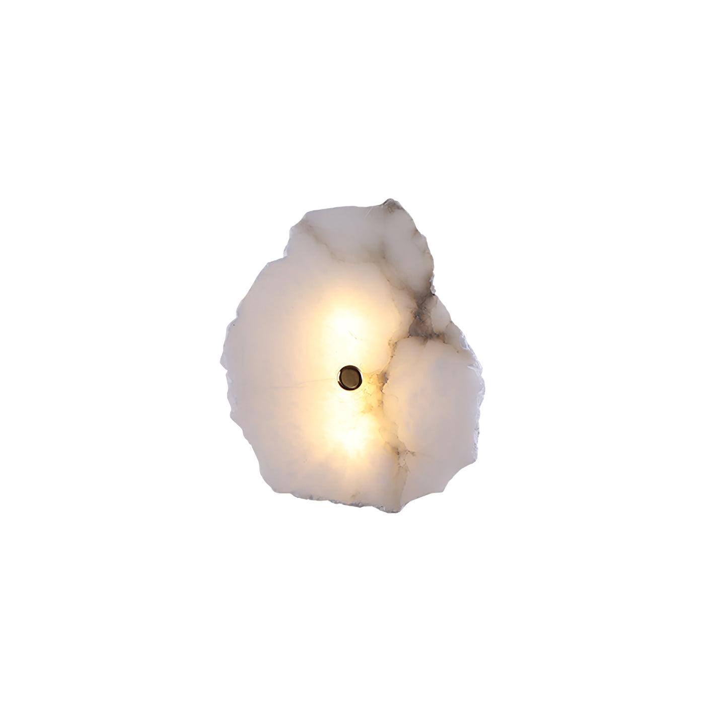 Cevra Alabaster Flower Wall Lamp - Lamp Copper