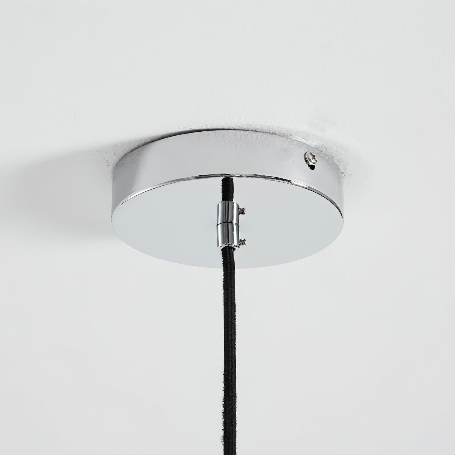 Ulano Chandelier Brown &Orange - Lamp Copper