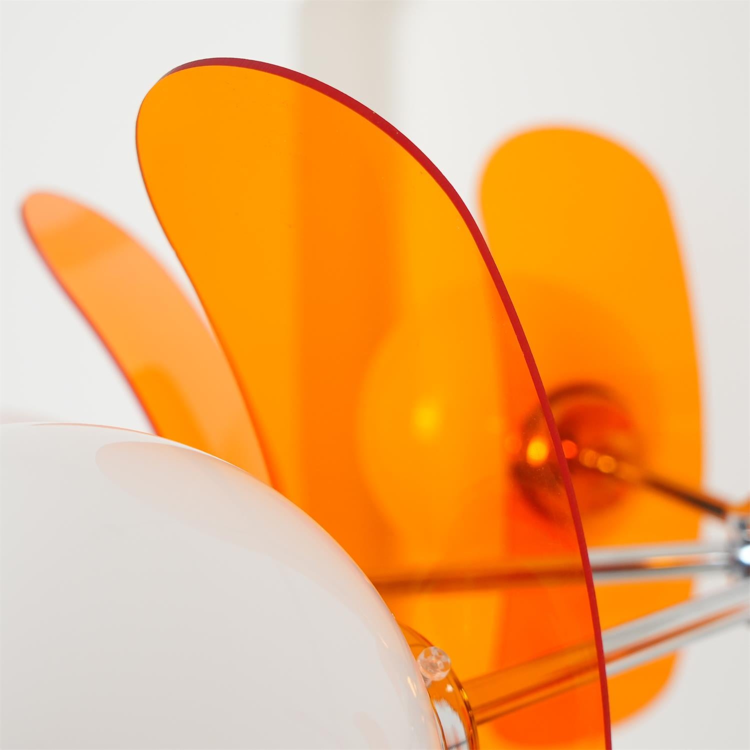 Ulano Chandelier Brown &Orange - Lamp Copper