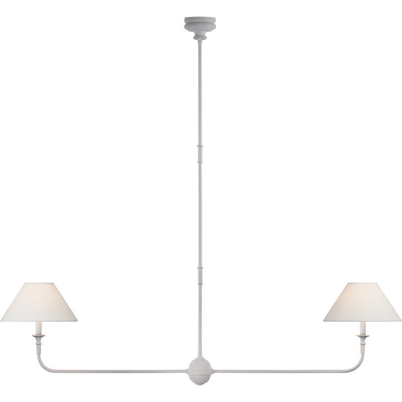 Norli Modern Linear LED Chandelier Metal Living Room Bedroom - Lamp Copper