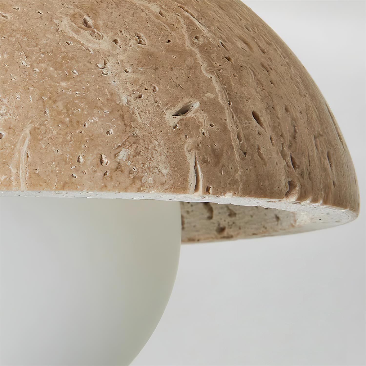 Ritta Minimalist Travertine Ceiling Light - Lamp Copper