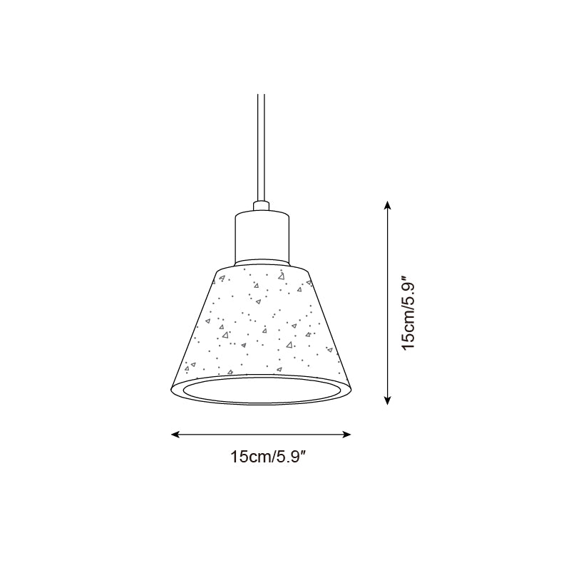 Ritta Pendant Light Travertine Cluster - Lamp Copper