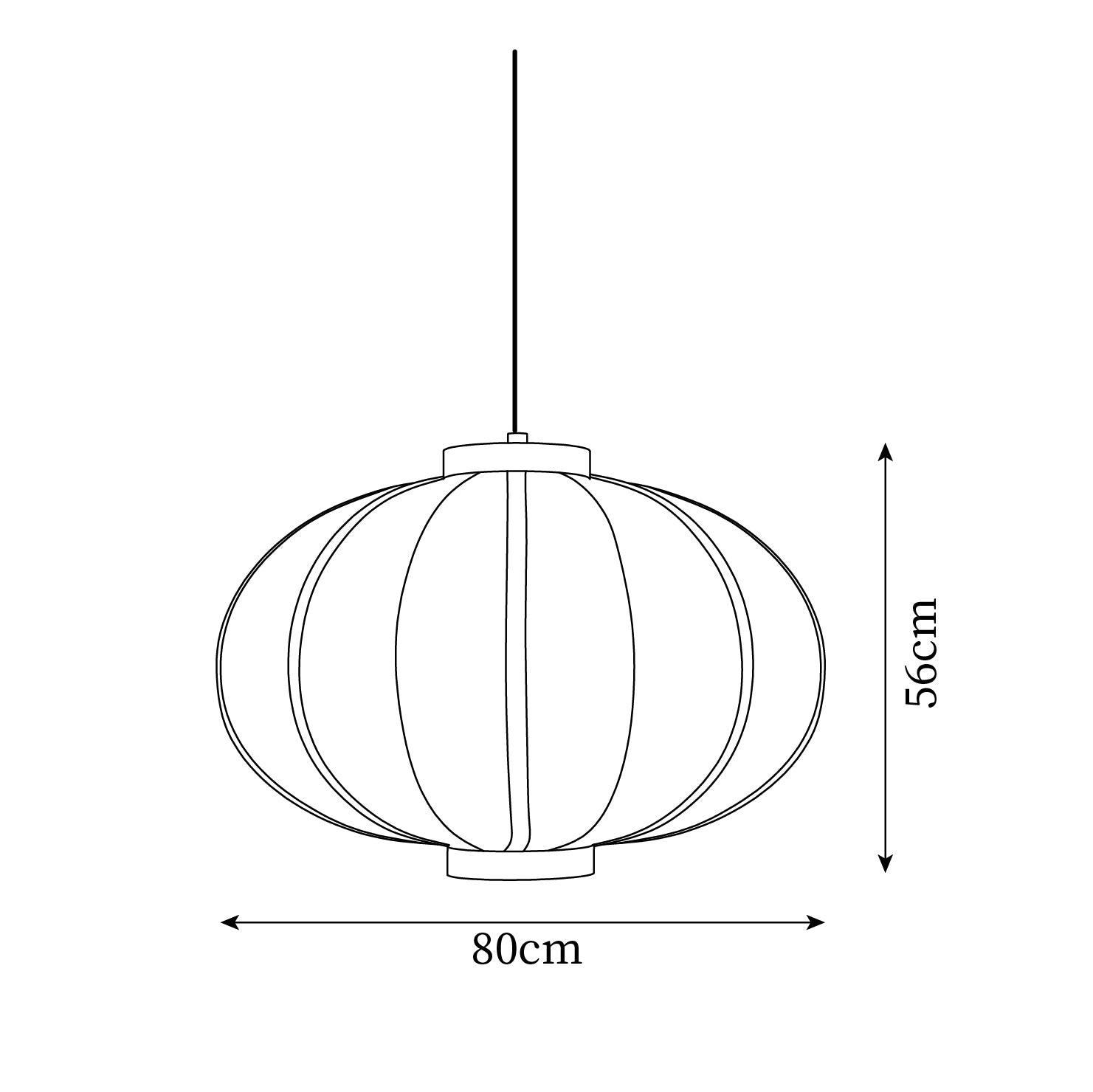 Pendant Lamp Fabric Lantern Shade Metal Frame Vintage - Lamp Copper