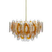 Zecaryra Postmodern Luxury Glass Chandelier - Lamp Copper