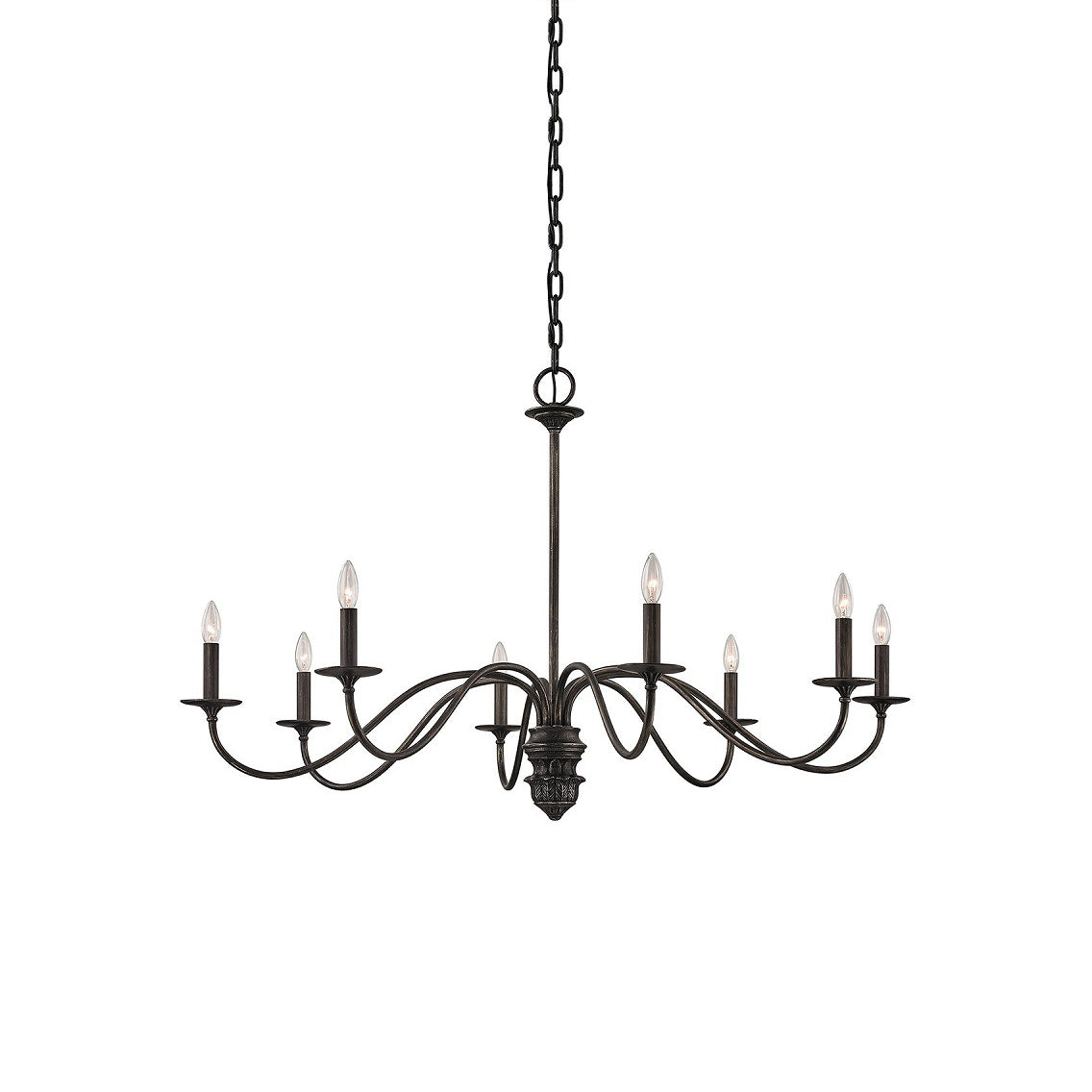 Usolila Vintage Industrial Hill Metal Chandelier - Lamp Copper