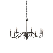 Usolila Vintage Industrial Hill Metal Chandelier - Lamp Copper
