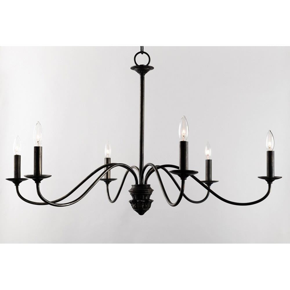 Usolila Vintage Industrial Hill Metal Chandelier - Lamp Copper