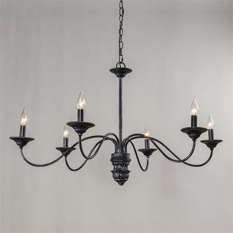 Usolila Vintage Industrial Hill Metal Chandelier - Lamp Copper