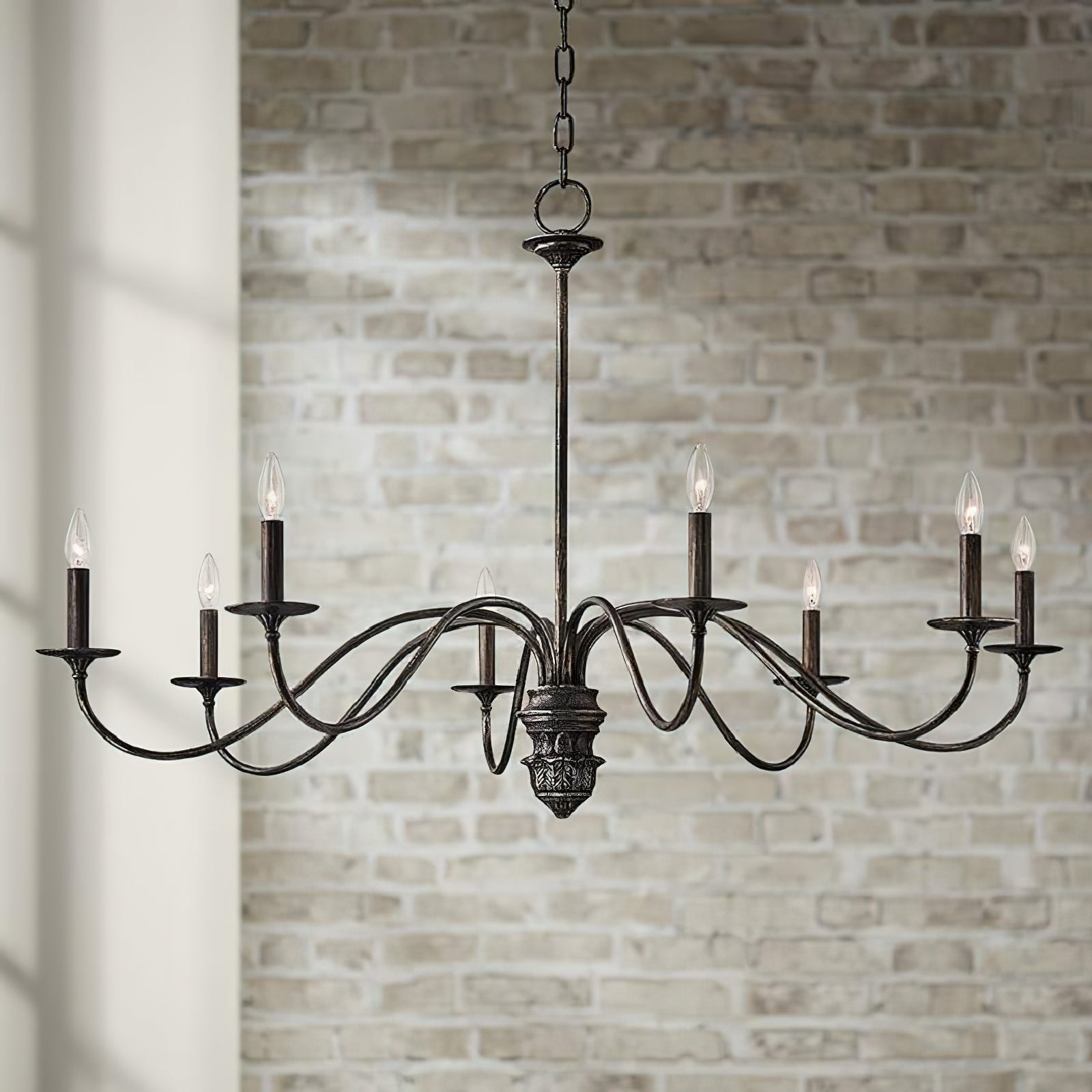 Usolila Vintage Industrial Hill Metal Chandelier - Lamp Copper