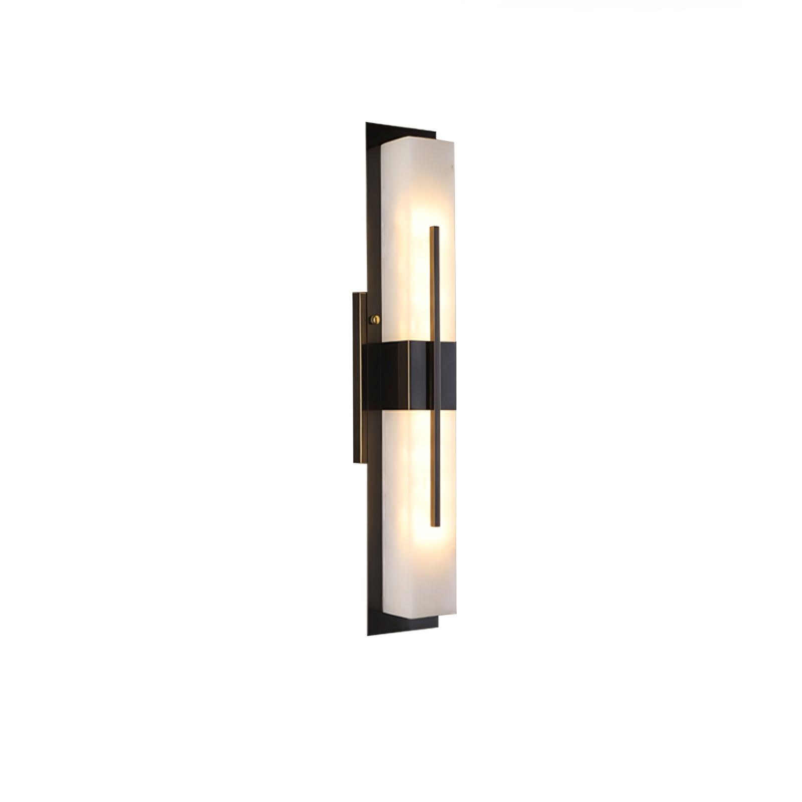Lylirel Rectangular Alabaster Wall Light - Lamp Copper