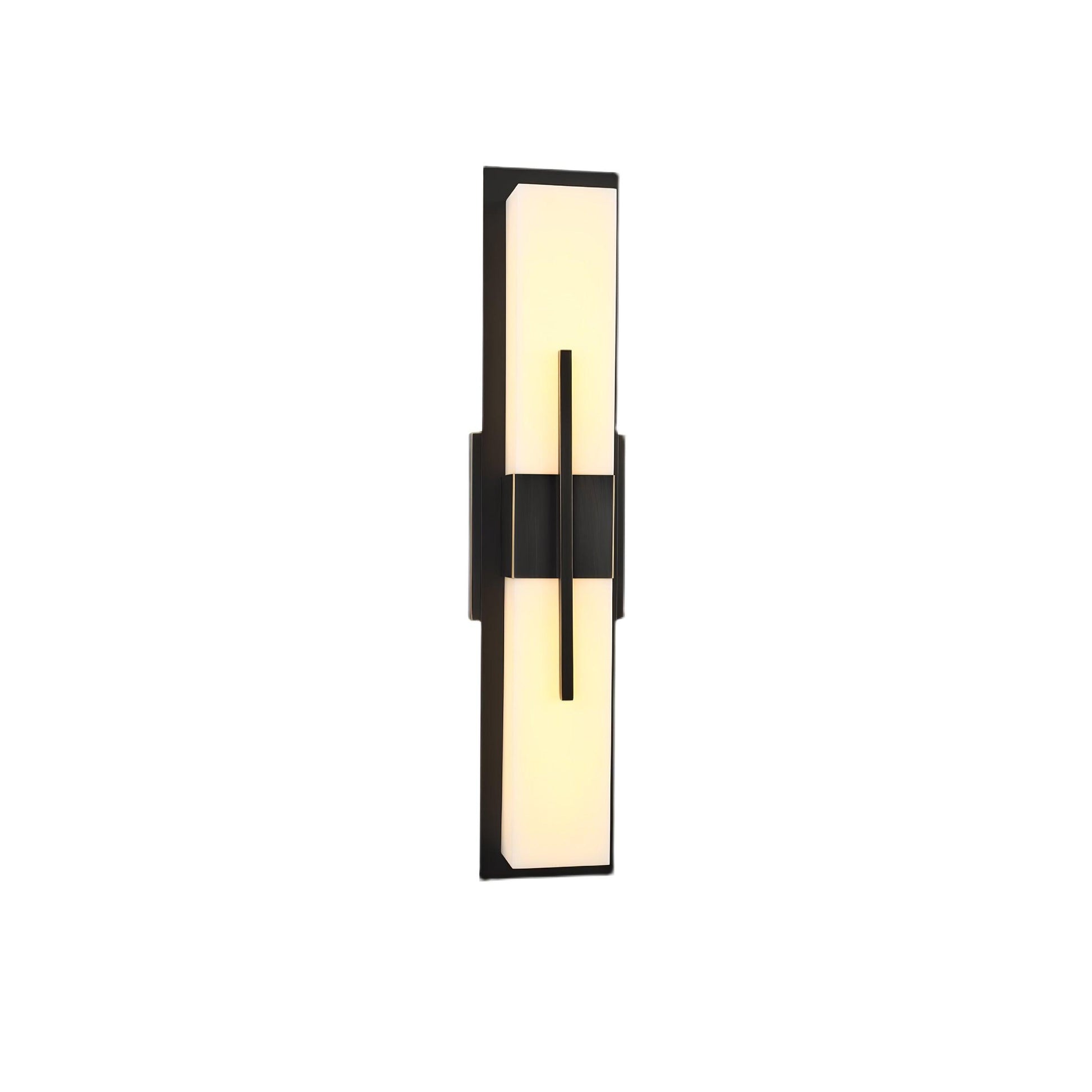 Lylirel Rectangular Alabaster Wall Light - Lamp Copper