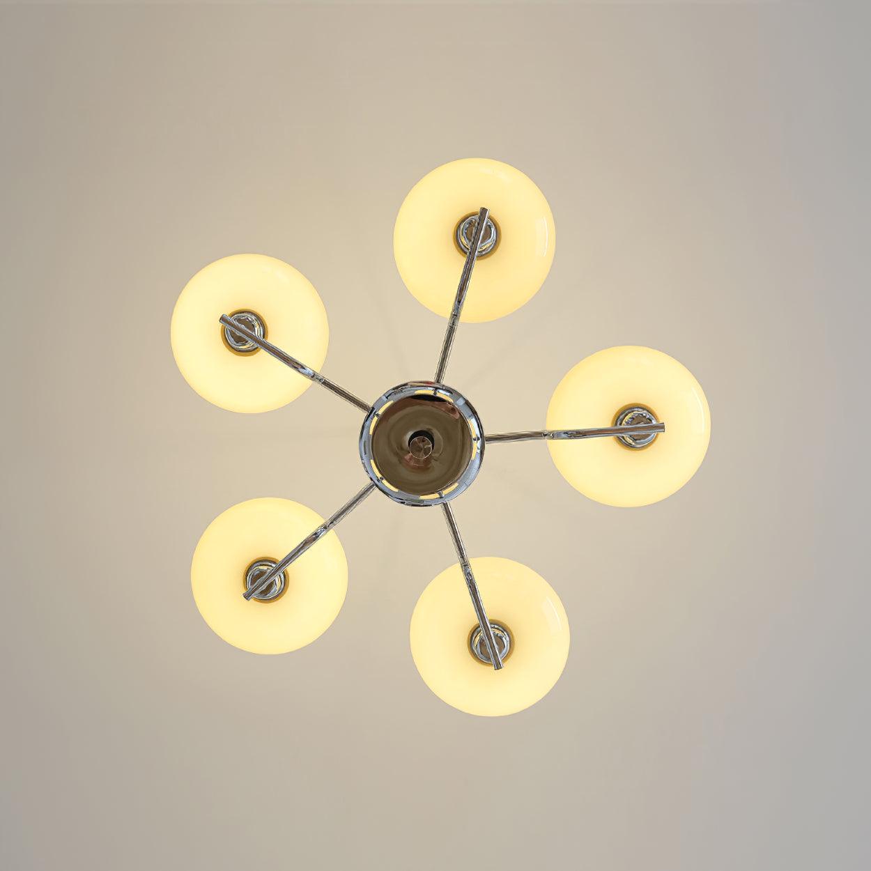 Candy Chandeliers Glass Midcentury - Lamp Copper