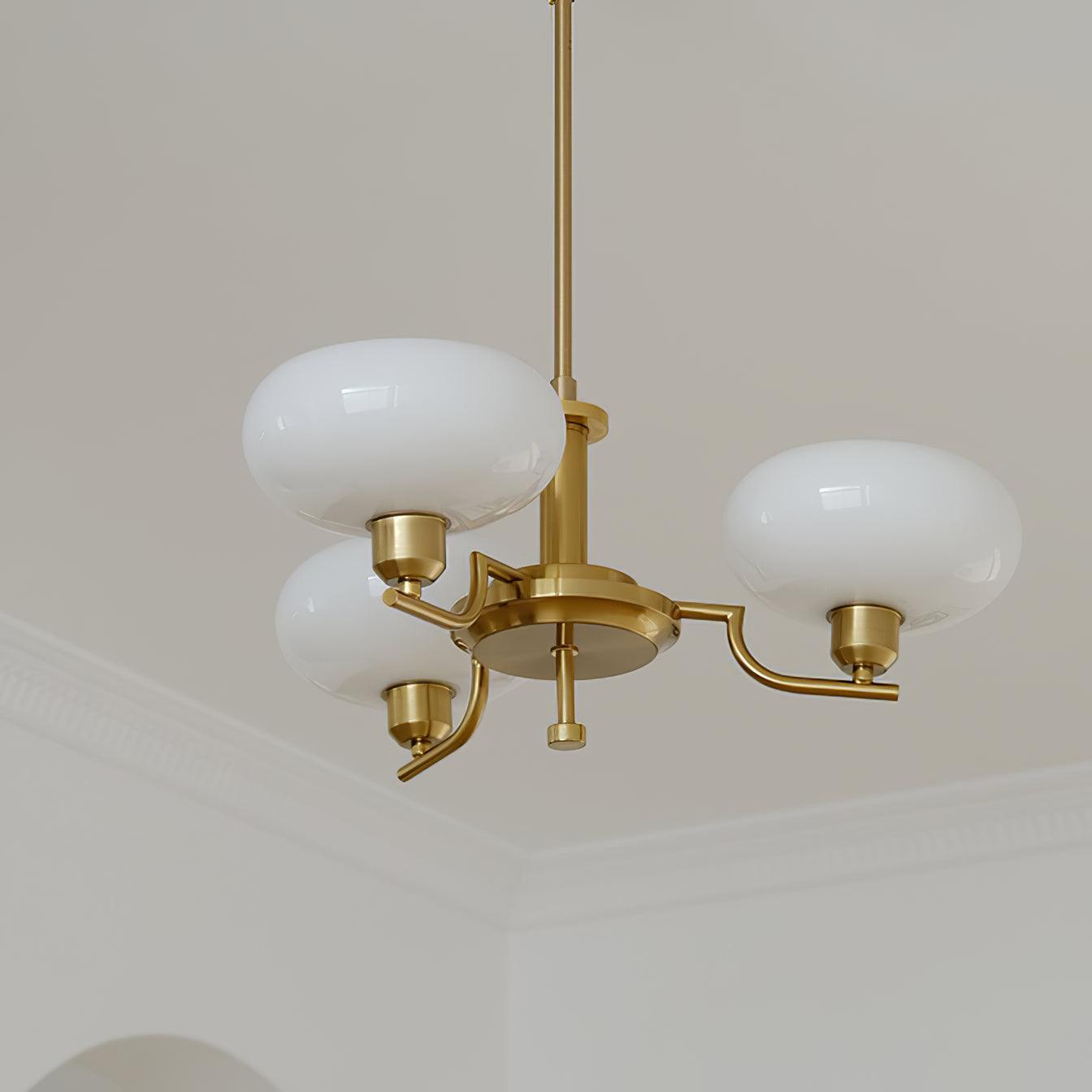 Candy Chandeliers Glass Midcentury - Lamp Copper