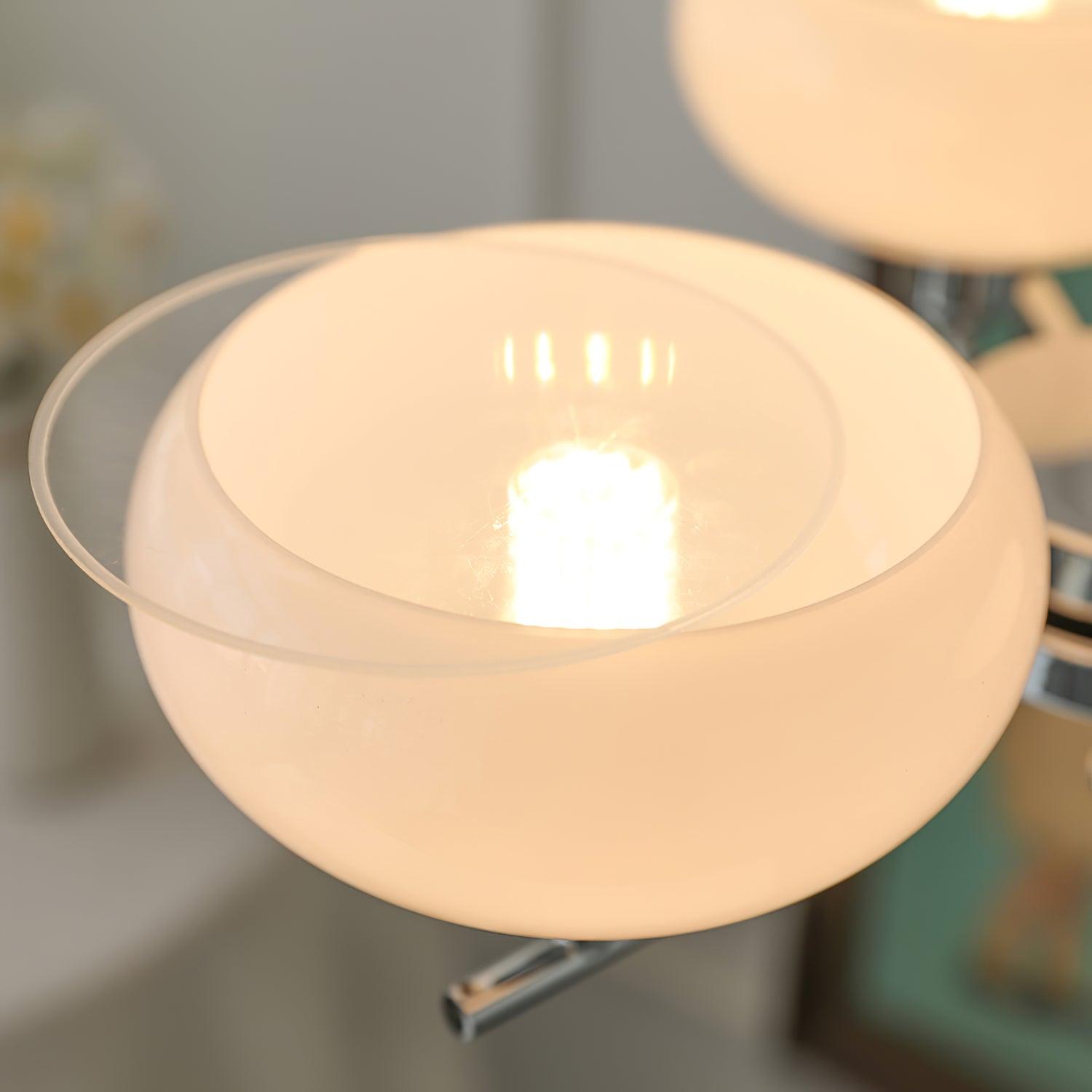 Candy Chandeliers Glass Midcentury - Lamp Copper