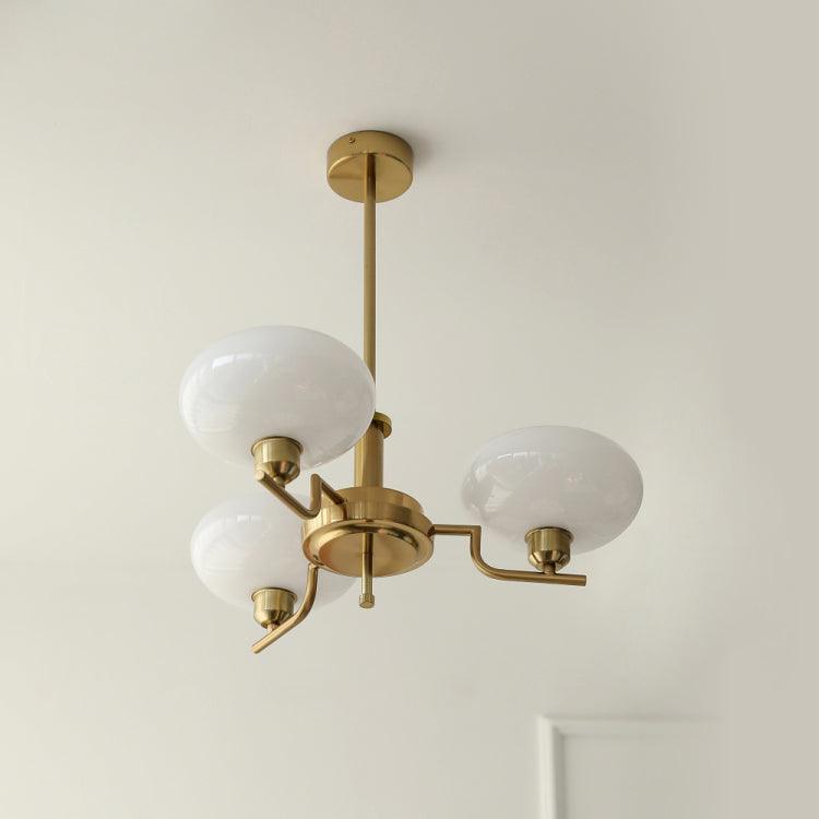 Candy Chandeliers Glass Midcentury - Lamp Copper