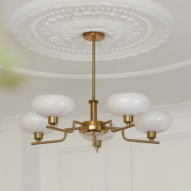 Candy Chandeliers Glass Midcentury - Lamp Copper