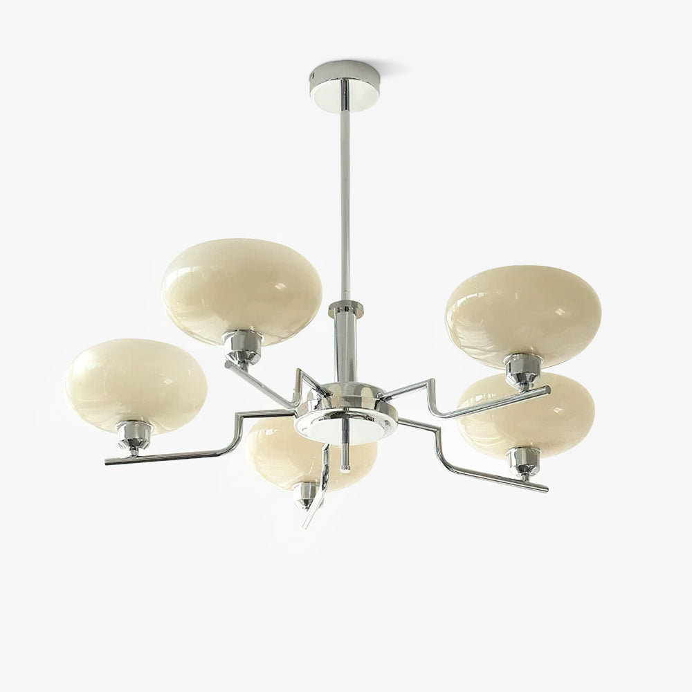 Candy Chandeliers Glass Midcentury - Lamp Copper